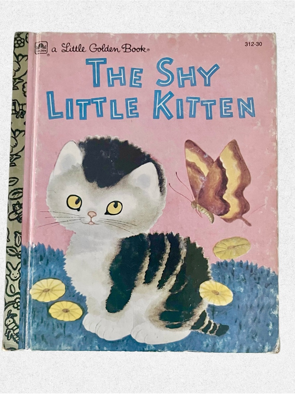 Vintage Little Golden Books - The Shy Little Kitten - 1973